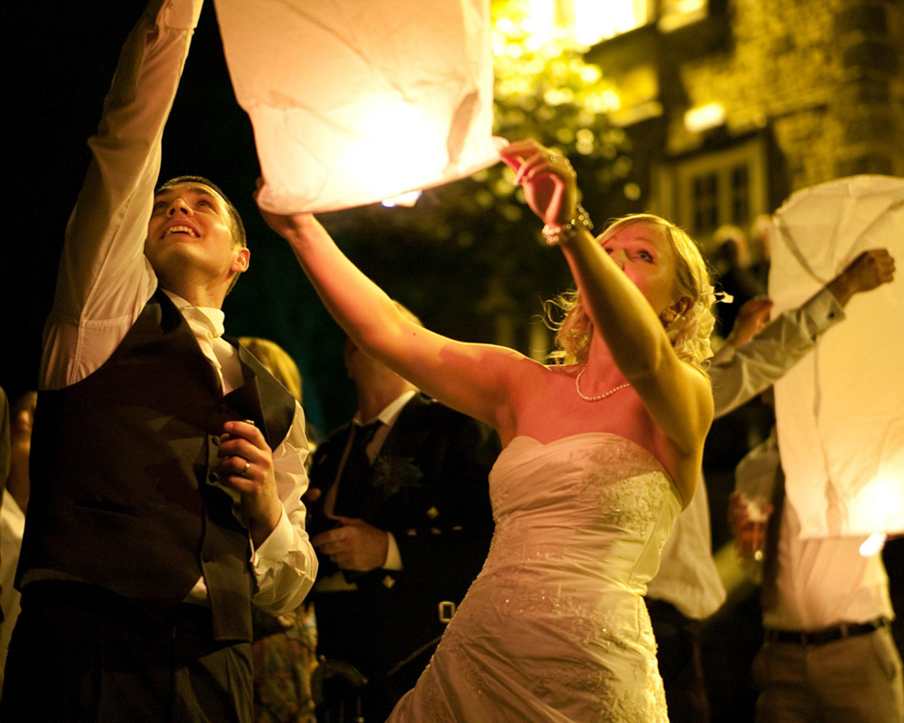An evening reception moment captured at Hoyle Court - Dani & Scott's April wedding story captured by a Leeds wedding photographer.