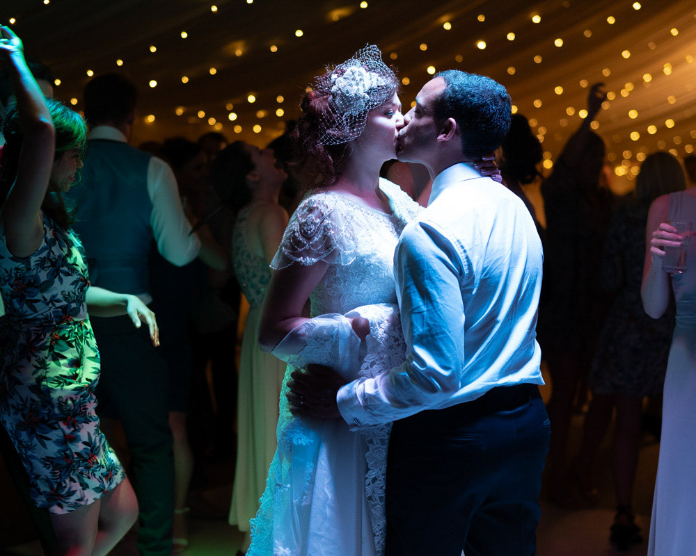Leeds wedding photography - The first dance in colour - Naz & Dunc