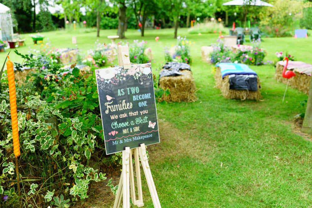 010 garden wedding preparation photos kirsty sam