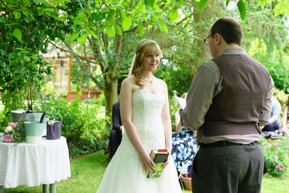023 garden wedding ceremony photos kirsty sam