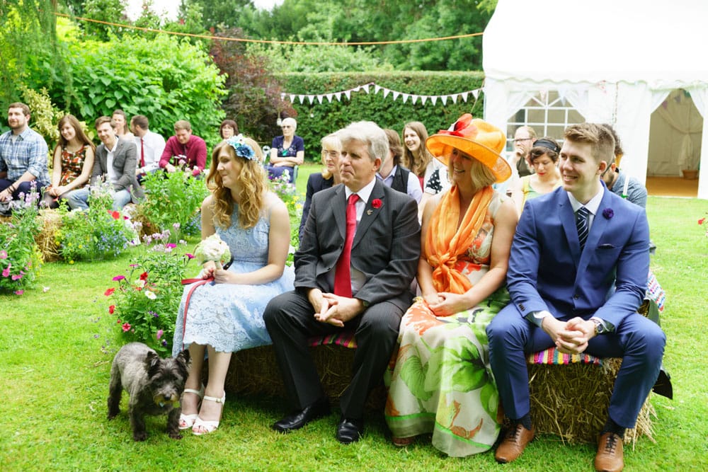 026 garden wedding ceremony photos kirsty sam