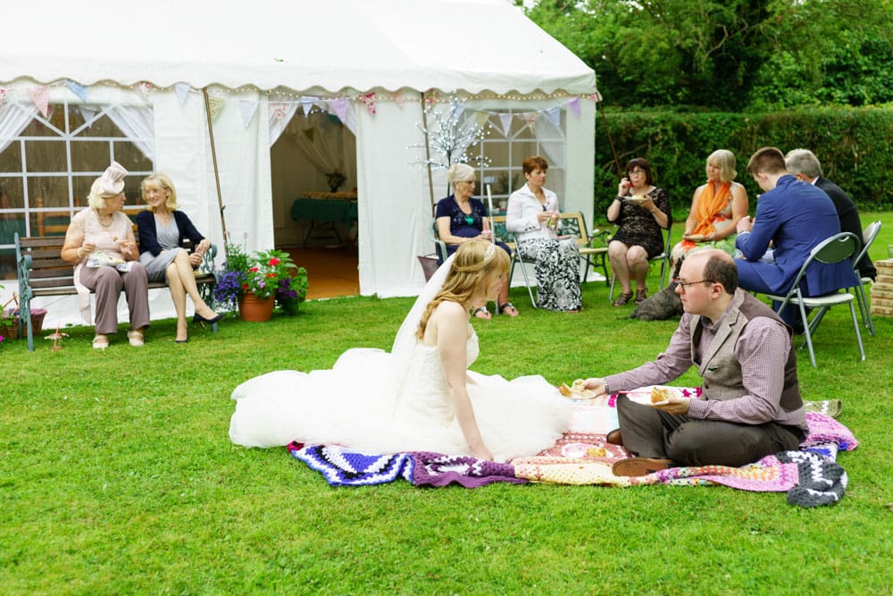 051 garden wedding outdoor food games kirsty sam