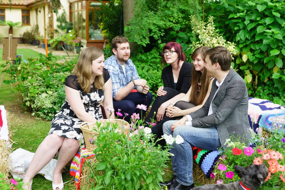 059 garden wedding outdoor food games kirsty sam