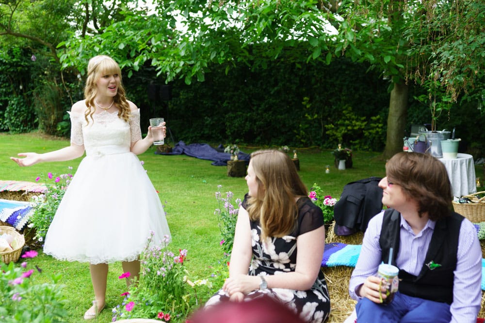 061 garden wedding outdoor food games kirsty sam