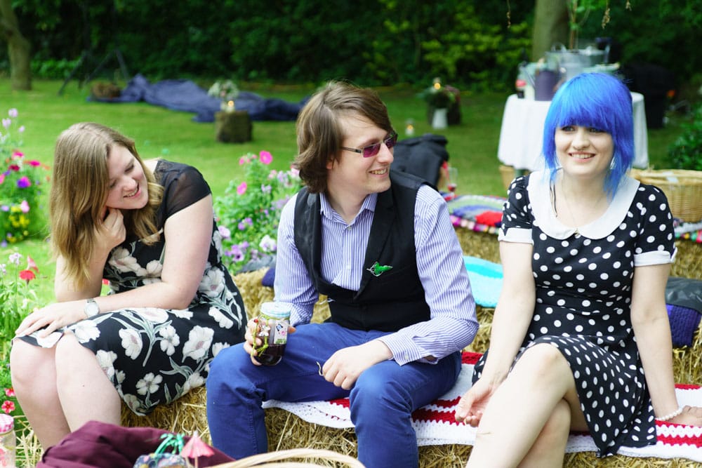 062 garden wedding outdoor food games kirsty sam
