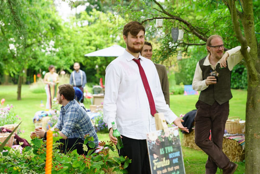 066 garden wedding outdoor food games kirsty sam