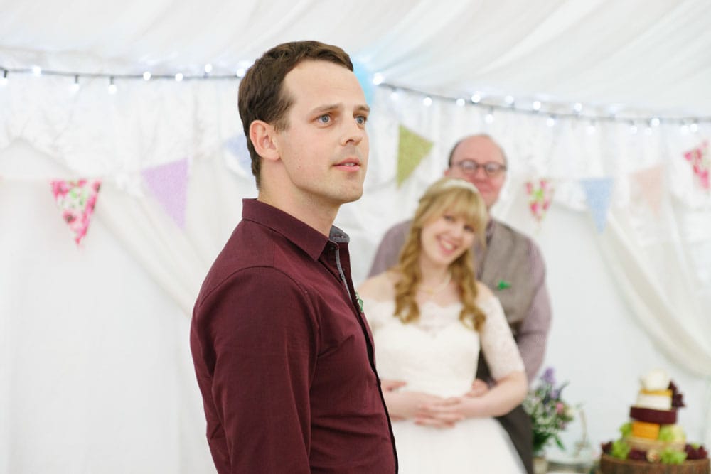 084 garden wedding cake speeches kirsty sam