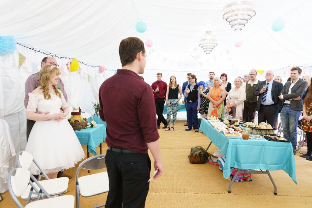 086 garden wedding cake speeches kirsty sam