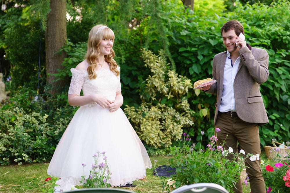 095 garden wedding evening reportage kirsty sam