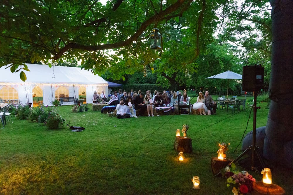 108 garden wedding evening reportage kirsty sam