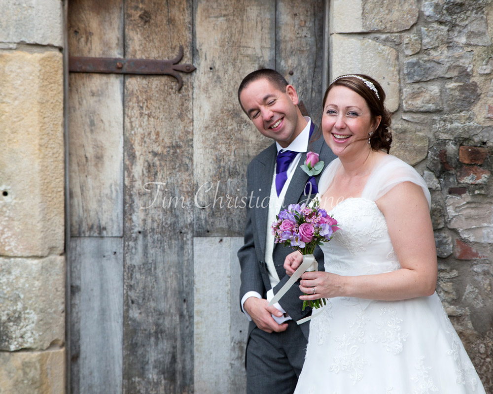 Candid couple portrait at a Leeds wedding venue &mdash; relaxed, natural, and completely at ease.