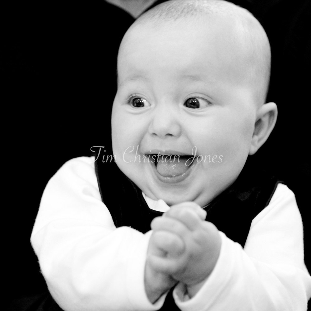 Baby in fits of laughter as I pointed the camera close to her. A beautiful wedding moment captured during the wedding breakfast