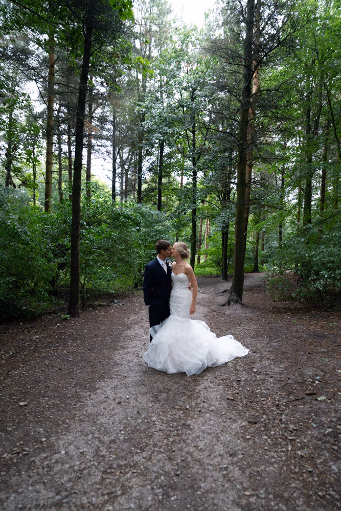 Helen and Adam wedding in Chevin Forest near Chilli Barn Otley