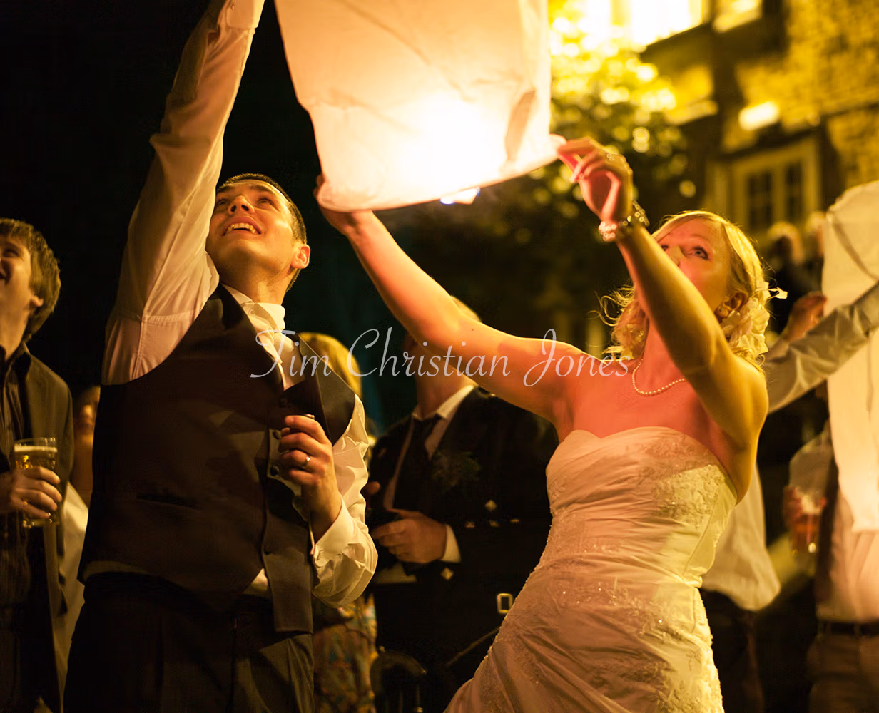 Wedding breakfast moment captured by a Leeds wedding photographer in the Heart of Yorkshire