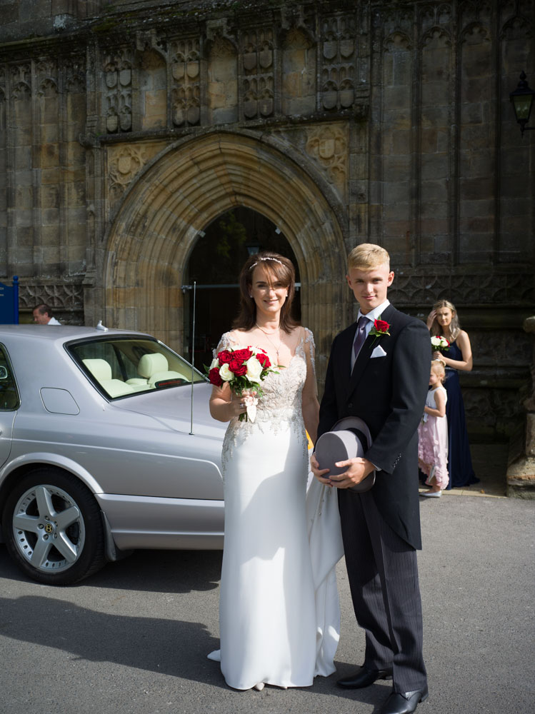 020 bolton priory bride arrival entrance alison liam
