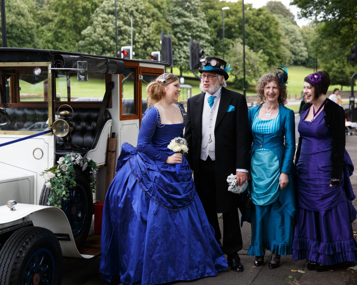 024 linsey and entourage aside vintage wedding car kirkstall abbey wedding linsey and chris