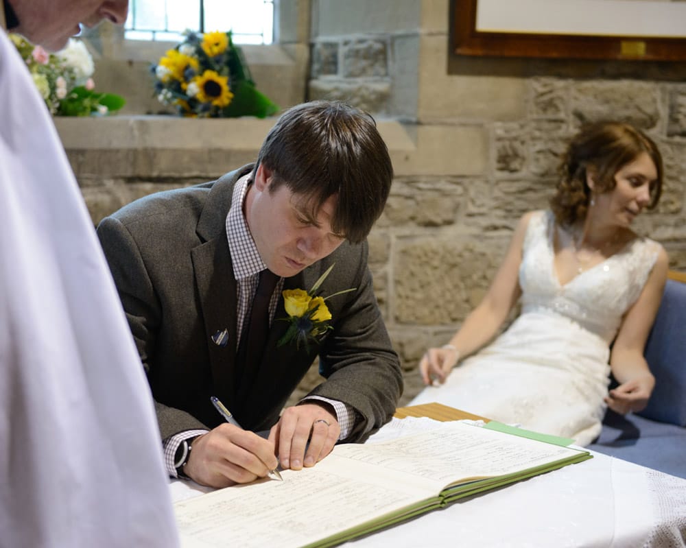 029 signing register st michael all angels susie dan