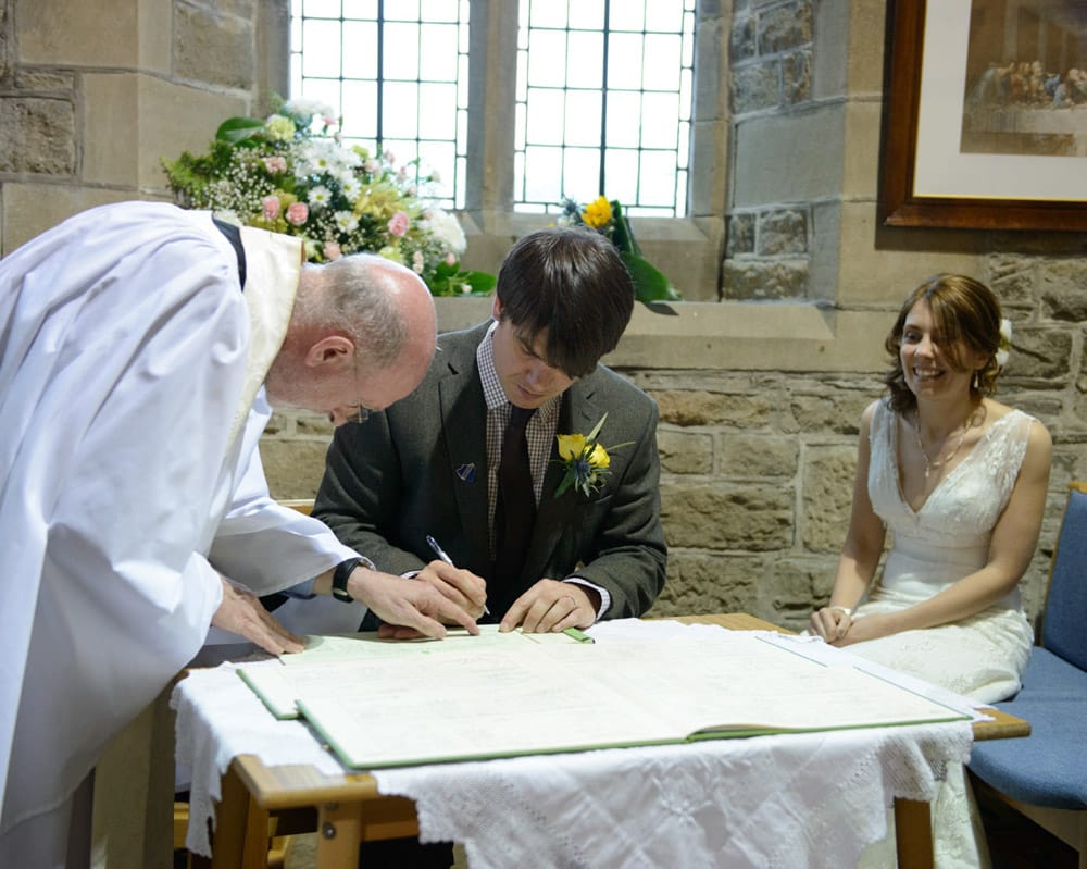 030 signing register st michael all angels susie dan