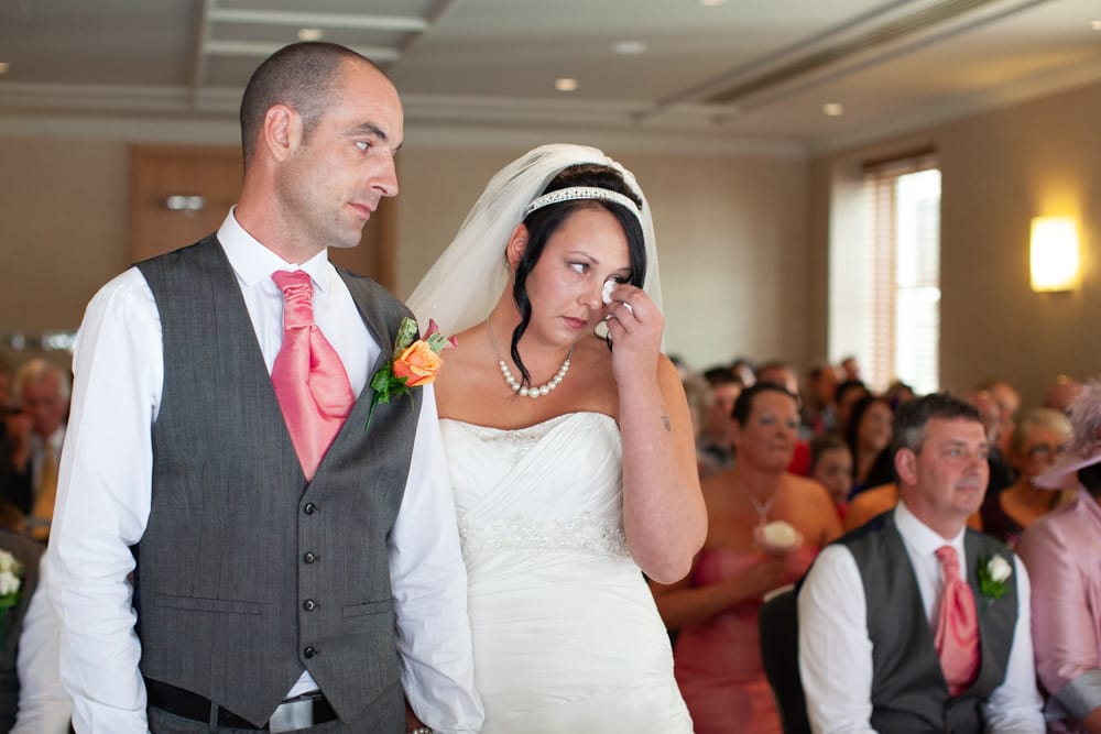 Gemma wipes her eyes as emotion flows again, smiles shared around the room.
