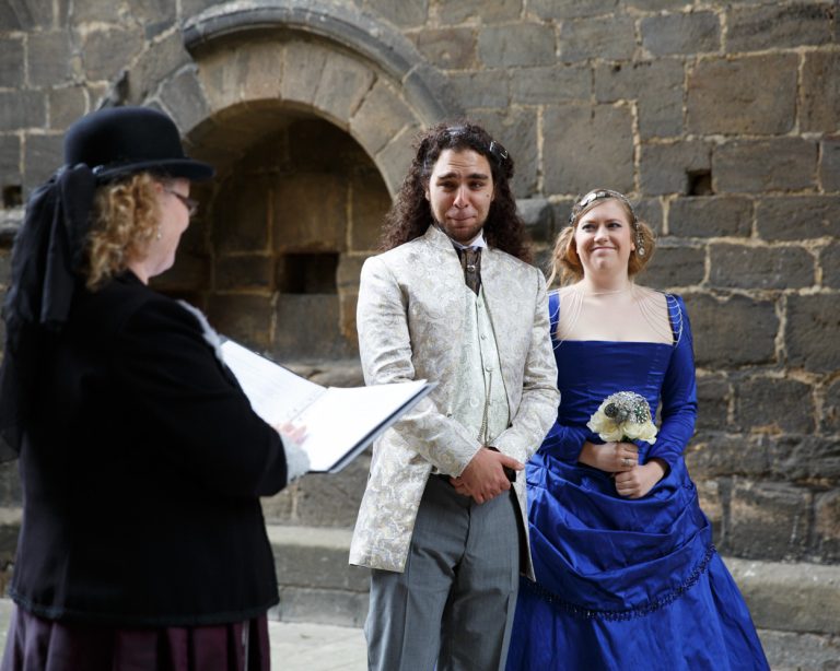Linsey & Chris - a Steampunk theme wedding at Kirkstall Abbey in Leeds - photographed by Tim Christian Jones Photography | Leeds wedding photographer