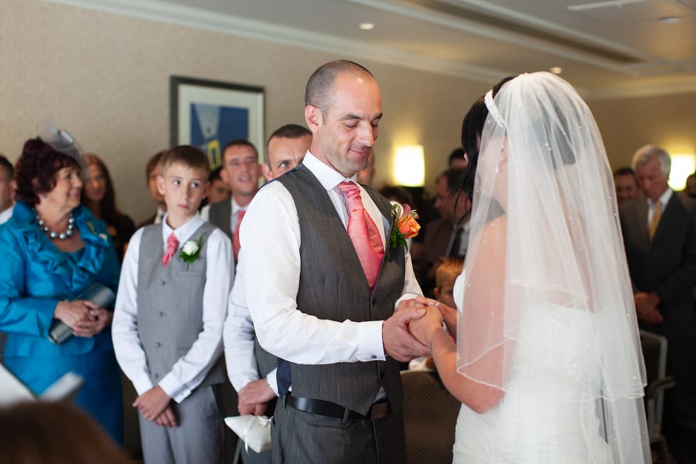 047 wedding ceremony thorpe park hotel leeds gemma dave
