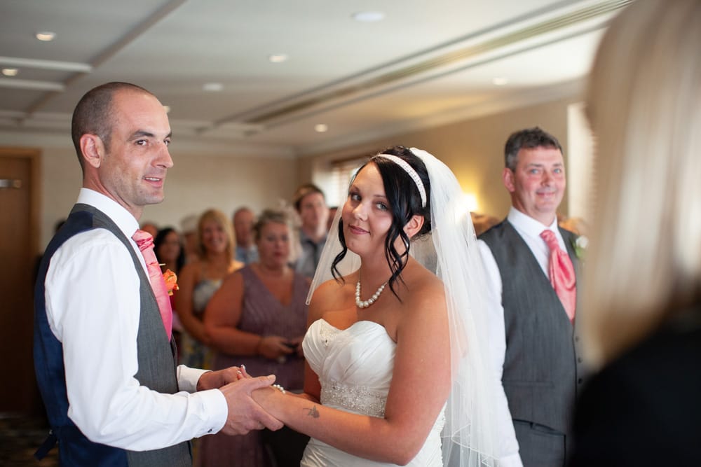 050 wedding ceremony thorpe park hotel leeds gemma dave