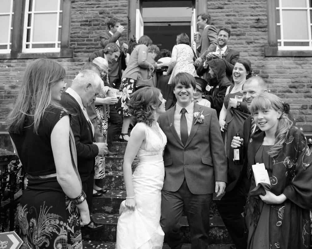 055 confetti photos barley village hall susie dan