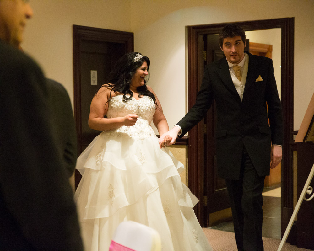 061 crowne plaza leeds wedding breakfast entrance zehra richard
