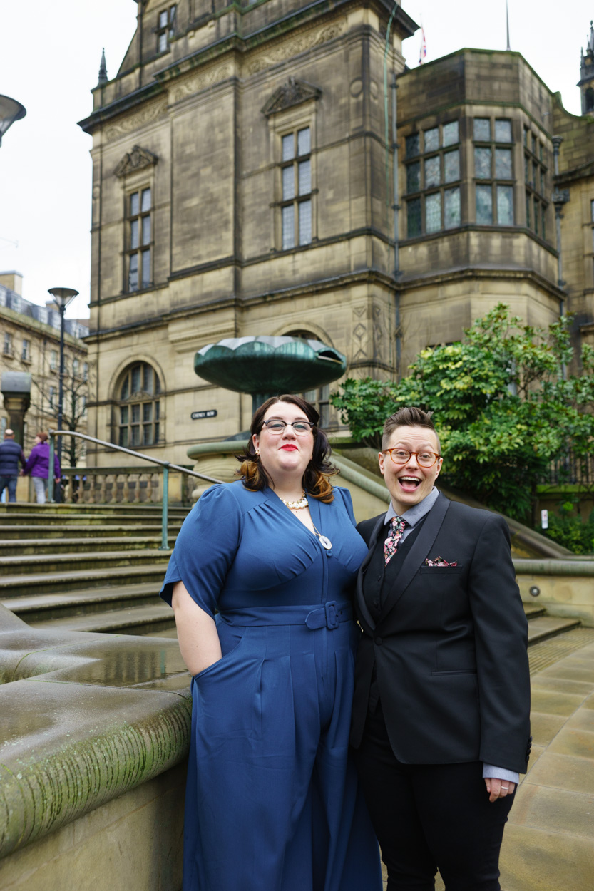 Lizzie and Tamara looking toward the camera smiling
