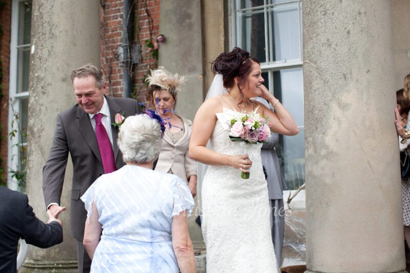 070 guests mixing group photo walcot hall wedding ella and alex