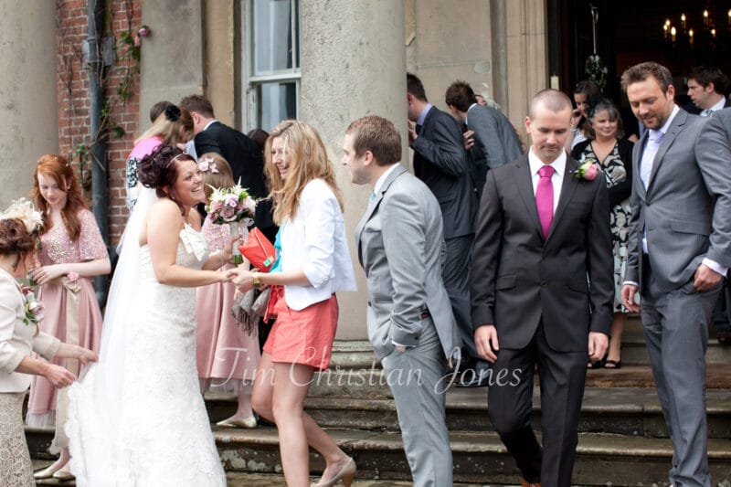 073 guests mixing group photo walcot hall wedding ella and alex