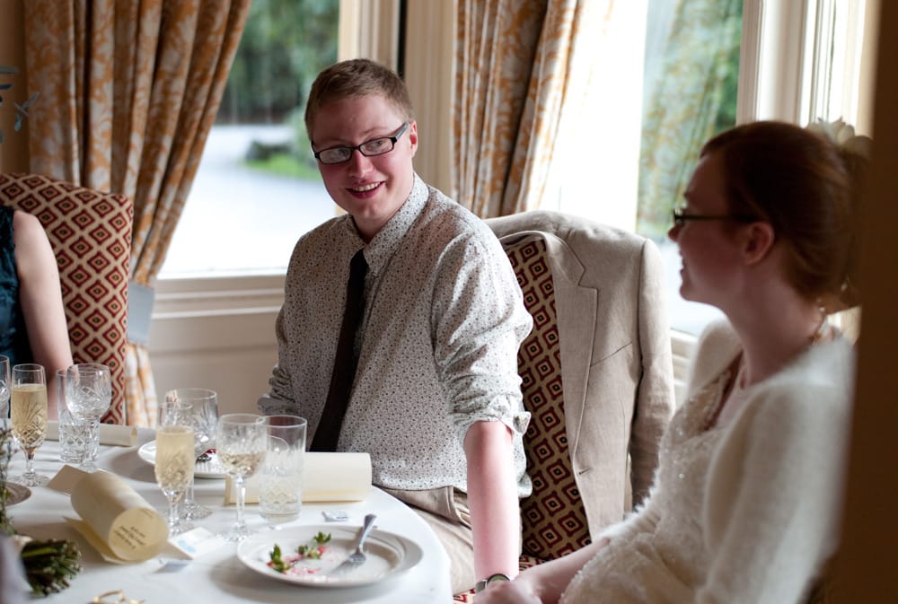 084 wedding breakfast woodhall hotel leeds catherine and philip