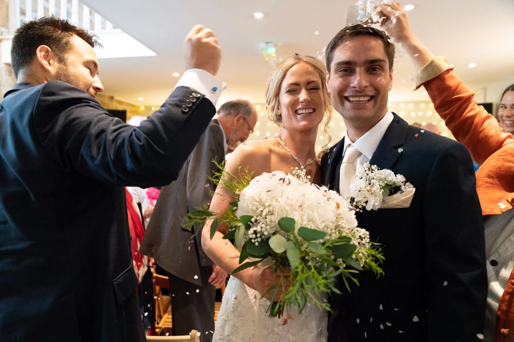 099 chilli barn otley couple exit confetti helen adam