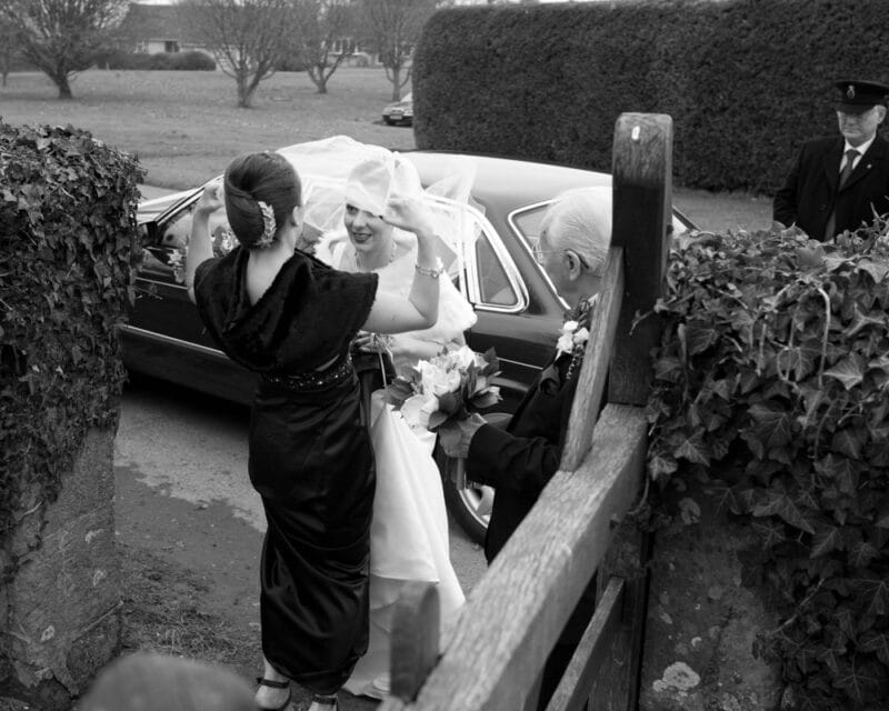 10 arrival of the bride and ceremony leeds wedding photography