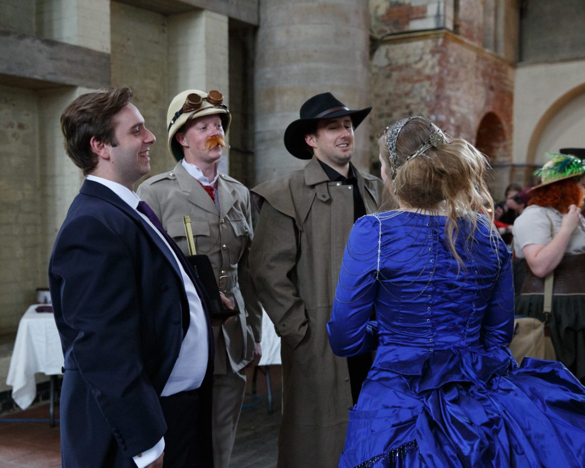 100 costume finery at left bank leeds wedding reception linsey and chris