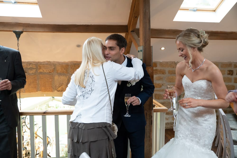 109 chilli barn otley couple greet guests helen adam
