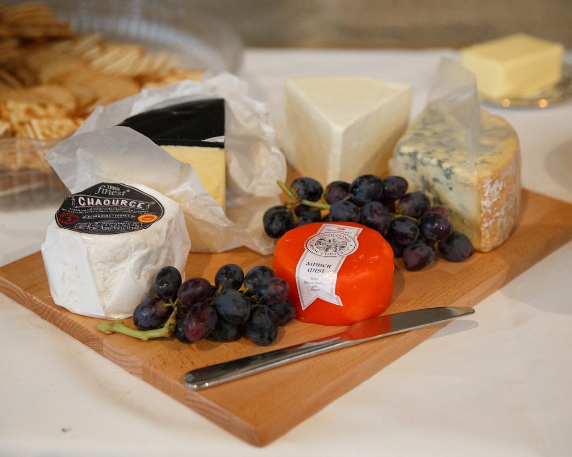 116 a cheese selection left bank leeds wedding reception linsey and chris