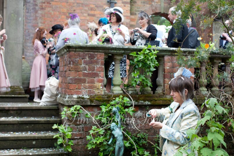 116 group photos confetti moments walcot hall wedding ella and alex