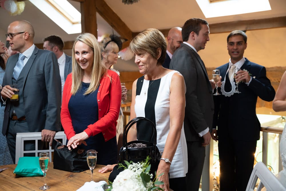 118 chilli barn otley couple greet guests helen adam