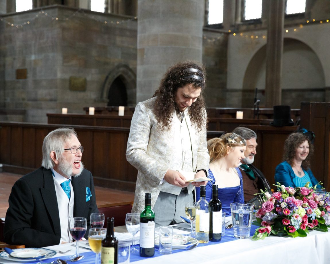 129 brides father reacts left bank leeds wedding reception linsey and chris