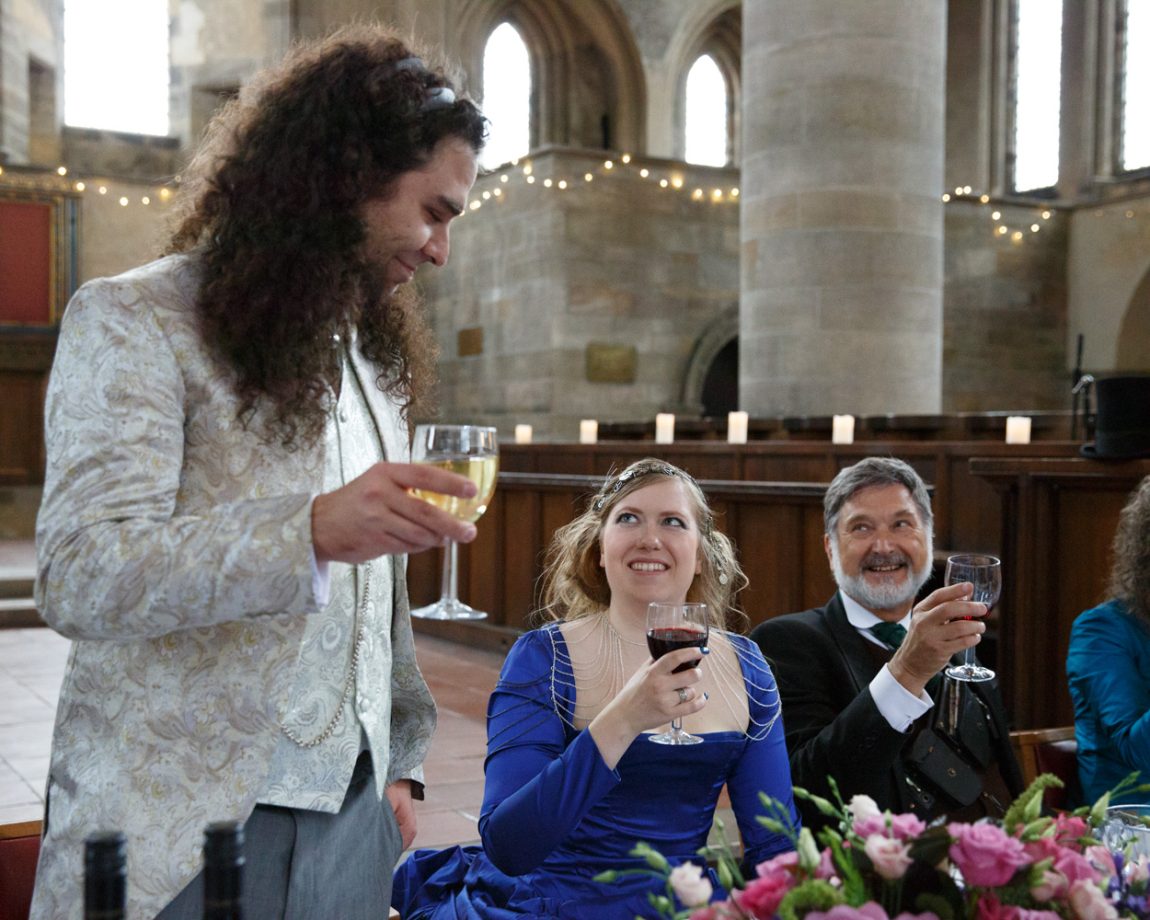 134 groom toasts his bride left bank leeds wedding reception linsey and chris