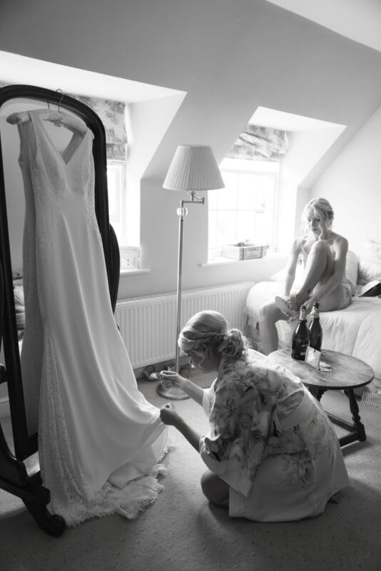 15 bridesmaid sewing brides dress preparation moments