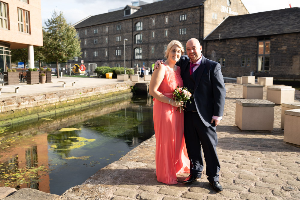 Clare’s daughter and her boyfriend posed by the water