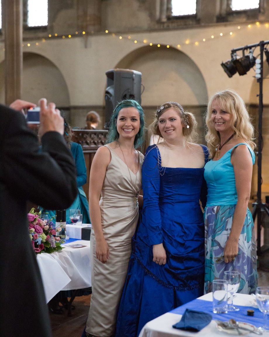178 linsey poses with friends for a friend left bank leeds wedding reception linsey and chris