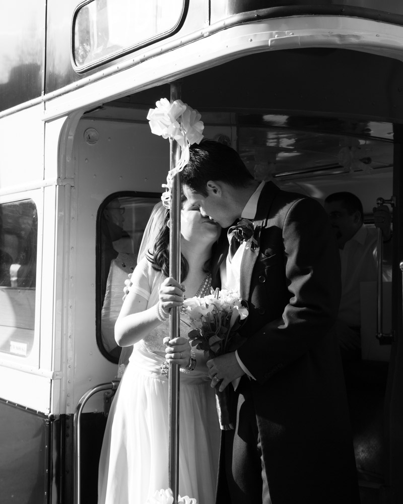 188 wedding bus couple guests claire tom