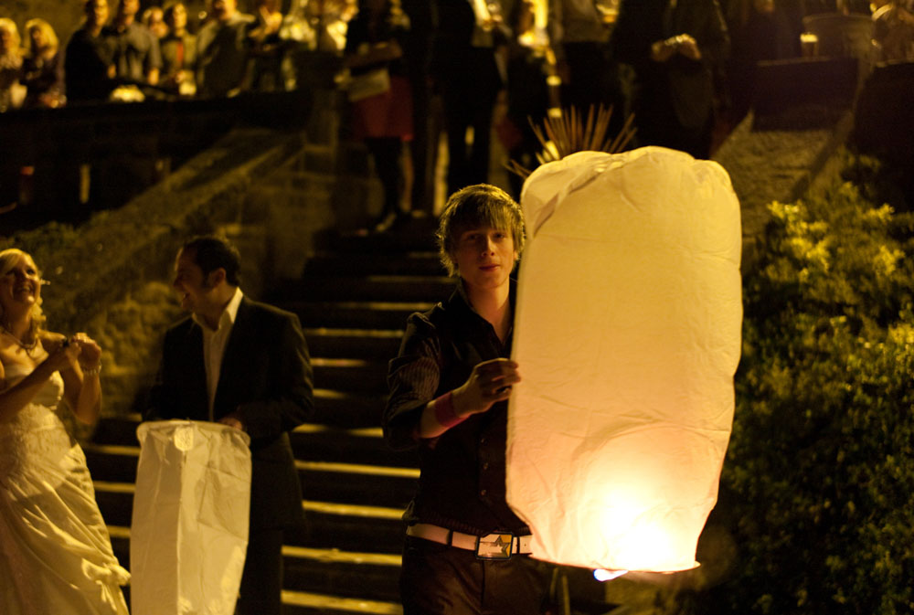 One lantern is ready to fly