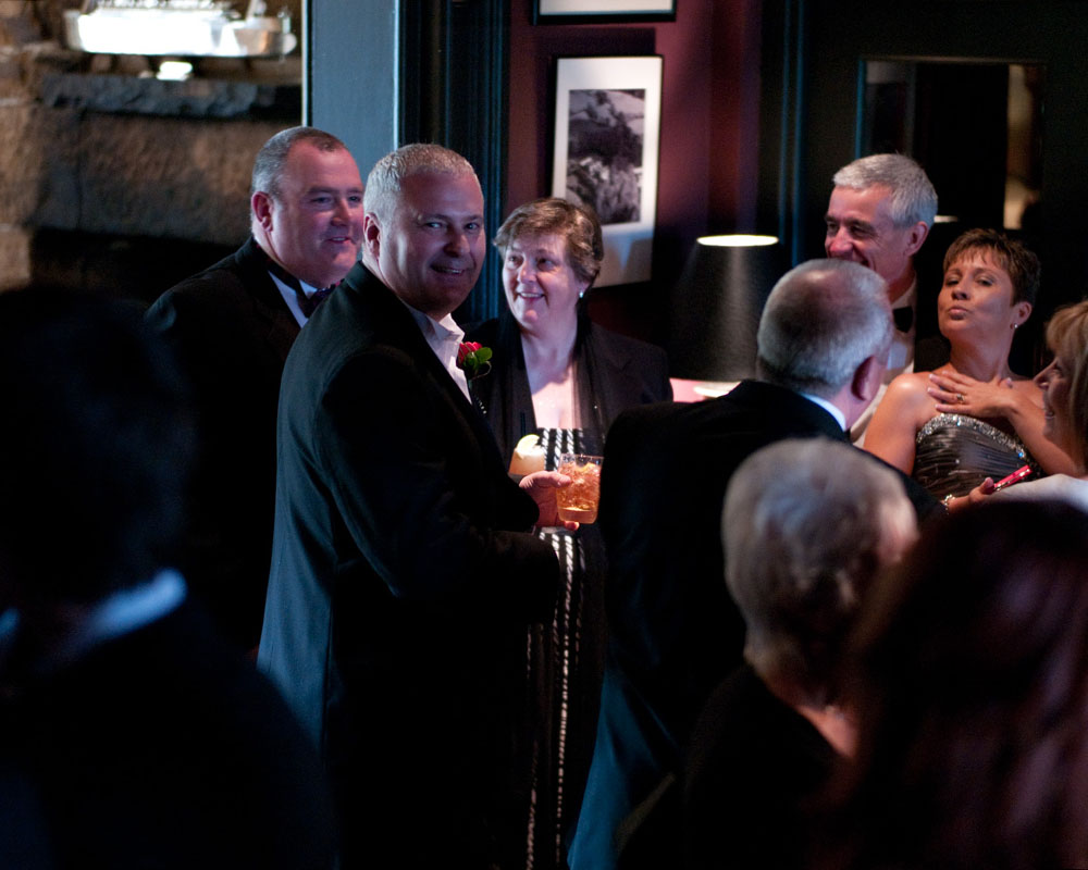 The Groom with friends by wedding photographer Leeds Tim Christian Jones