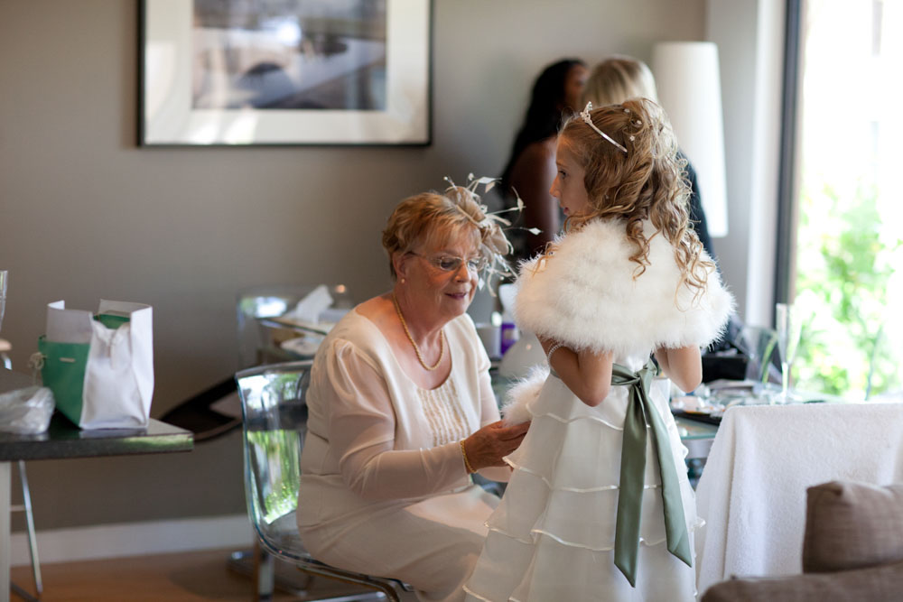 Bridesmaid with her gran