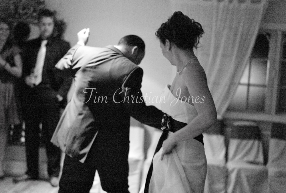 Julie and Pat move with energy and joy during their upbeat first dance.