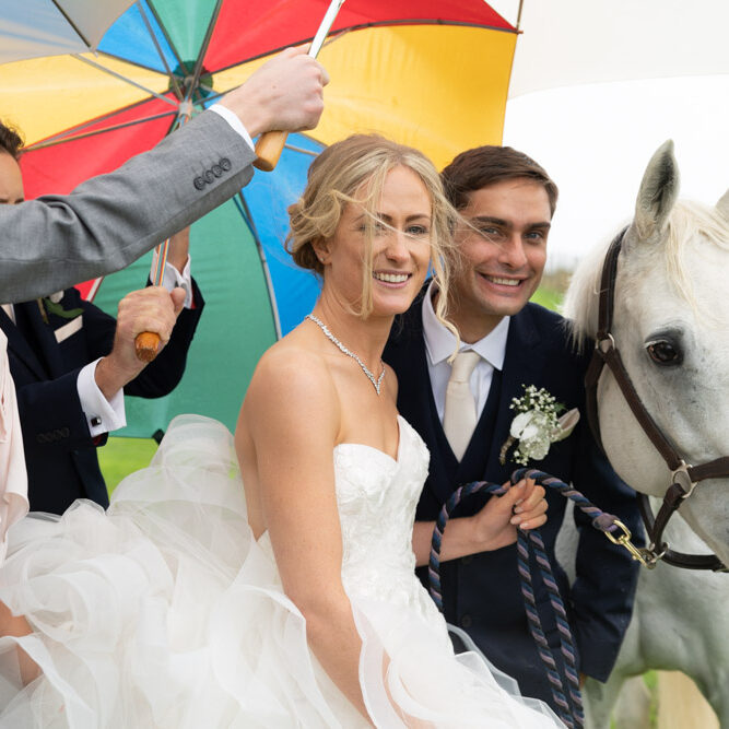 Rain, Umbrellas and Smiles at the Chilli Barn